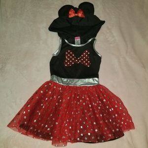 💞HOSTpick 3x💞Disney Minnie Mouse Red/Black Dress Size 4/5
